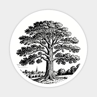 Old Wise Tree Magnet